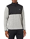 Under Armour Men's Armour Fleece Colorblock ½ Zip T-Shirt , Concrete (066)/Concrete , Large