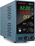 Adjustable DC Power Supply (0-30 V 0-10 A) with Output Enable/Disable Button HANMATEK HM310 Mini Variable Switching Digital Bench Power Supply