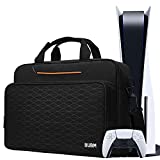 PS5 Case,Carrying Case Compatible for PS5/PS4/PS4 slim Console,Travel Case Storage Bag Compatible for playstation 5 and PS5 Digital Edition,Controller, Monitor,Headset,Game discs,Charger & Accessories