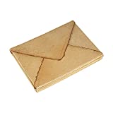 Wanderings Handmade Antiqued Envelope with Deckle Edge - 5.25 x 7.25 - Package of 25 for Writers, Invitations, Announcements - Thick 130 GSM Recycled Paper