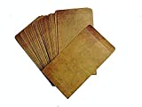 Brown Vintage Kraft Paper Envelopes,4.72 x 7.9 Inches,Pack of 25