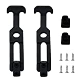 Creatyi 2 PCS Latest Model 6.3'' Rubber Flexible T-Handle Draw Latches,for Tool Box,Cooler, Golf Cart, Engineering Machine Hood or Farm Machinery