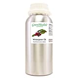 Wintergreen  16 fl oz (473 ml) Aluminum Bottle w/ Plug Cap  100% Pure Essential Oil  GreenHealth