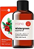 Hana Wintergreen Essential Oil for Aches - 100% Pure & Natural Therapeutic Grade Aromatherapy for Refreshing, Wintergreen Crisp & Woodsy Scent - Wintergreen Oil Essential Oil (1 fl oz)