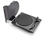 Denon DP-450USB Semi-Automatic Analog Turntable | USB Output for Recording | Speed Auto Sensor | Specially Designed Curved Tonearm | 33 1/3, 45, 78 RPM (Vintage) Speeds | Superior Audio, Black