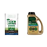 Scotts 30156 Turf Builder Thick'R Lawn 40 lb. + EZ Seed Patch & Repair Sun & Shade 3.75 lb, 12 lb