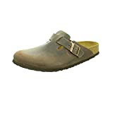 Birkenstock Unisex Boston Clog,Habana Oiled Leather,45 M EU