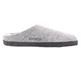 Birkenstock Zermatt Shearling Lined Narrow Slipper - Women's Light Gray/Natural Wool, 36.0