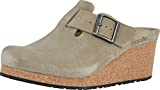 Birkenstock Womens Fanny Clog, Taupe Suede, Size 37 N EU (6-6.5 N US Women)