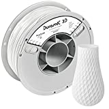 DURAMIC 3D PLA Plus (PLA+) Filament 1.75mm White, 3D Printing Filament Tough PLA Plus 1.75mm Dimensional Accuracy +/- 0.05 mm, 1kg Spool