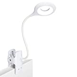 LVJING 28 LED Reading Light, 9 Different Settings Eye Protect Book Light, USB Rechargeable Reading Lamp, Touch Control Clip Desk Lamp, Flexible 360° Clip Light for Home Book Bed and Computer