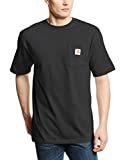 Carhartt Men's K87 Workwear Short Sleeve T-Shirt (Regular and Big & Tall Sizes), Black, Large