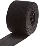 VELCRO 1806-OW-PB/B Black Nylon Onewrap Velcro Strap, Hook and Loop, 2" Wide, 10' Length