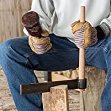 Lehman's Wood-Splitting Froe, Made of Hickory and Steel for Woodworking and Making Kindling, USA Made