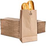 Stock Your Home 12 Lb Kraft Brown Paper Bags (100 Count) - Large Paper Lunch Bags for Packing Lunch and Snacks - Blank Brown Lunch Sacks for Arts & Crafts Projects