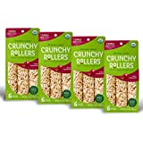 Friendly Grains - Crunchy Rollers - Organic Rice Snacks - Apple Cinnamon (4 packs of 6)