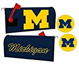 Michigan Wolverines Magnetic Mailbox Cover & Sticker Set