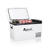 Alpicool K25 Portable Freezer,12 Volt Car Refrigerator, 26 Quart (25 Liter) Fast Cooling 12V Car Fridge Freezer -4~68, Car Cooler, 12/24V DC and 100-240V AC for Outdoor, Camping, RV, Truck, Boat