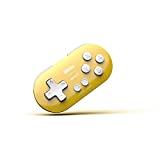 8Bitdo Zero 2 Bluetooth Gamepad Keychain Sized Mini Controller for Switch, Windows, Android, macOS & Raspberry Pi(Yellow Edition) - Nintendo Switch