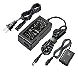 Gonine AC-PW20 AC Adapter ACPW20 Power Supply NP-FW50 Dummy Battery DC Coupler Charger Kit for Sony Alpha A6000 A6100 A6400 A6500 A6300 A5100 A7 A7II A7RII A7SII A7S A7R RX10 II IV NEX Cameras.