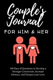Couple's Journal for Him and Her | Couple's Communication Therapy Journal with Prompts: Couple's Journal Questions | Marriage | Therapy | Communication| Great Gift for Newly Weds