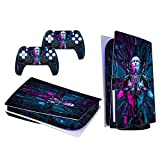 PS5 Skin for Console and Controller,Vinyl Sticker Decal Cover for PlayStation 5, Whole Body Skin Protector Durable, Scratch Resistant, Compatible with Playstation 5 Disk Edition (Queen of Quantum Zen)
