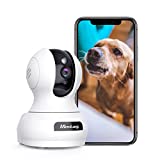Vimtag 2K Indoor/Pet Camera with 24/7 Live View&Record, HD Night Vision, Motion&Sound Detection for Baby/Dog Cam, Two Way Audio, Cloud/Micro SD Storage, Works with Alexa &2.4Ghz WiFi for Home Security