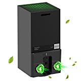 Linkstyle Vertical Cooling Fan for Xbox Series X, USB Powered Cooling Stand Cooling System Accessories with Dual Fans and External USB Port for Xbox Series X Console (Only for Xbox Series X)