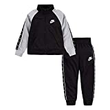 Nike Boys' 2-Piece Tricot Tracksuit Pants Set Outfit Size 6 (Black, 7)