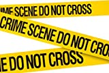 Crime Scene Do Not Cross Barricade Tape 3 X 100 • Bright Yellow with a Bold Black Print • 3 in. Wide for Maximum Readability • Tear Resistant