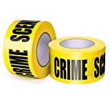 Crime Scene Tape 2 Pack, Halloween Decorations 3-inch x 1000 feet Crime Scene Do Not Cross Tape with Maximum Readability, Strong Thick Crime Scene Tape Roll for Party Décor Crime Scene Tape for Party