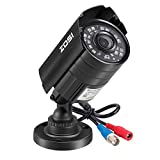 ZOSI 1080P HD TVI Security Camera for Home Office Surveillance CCTV System Bullet BNC Camera with Night Vision Black