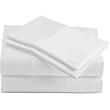 Peru Pima - 415 Thread Count Percale - 100% Peruvian Pima Cotton - Queen Bed Sheet Set, White