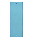 Yogitoes Yoga Mat Towel - Non Slip, Sweat Wicking with Patented Skidless Technology, Highly Absorbent, Soft and Sustainable Mat Towel for Yoga, Pilates, Gym and Outdoor Fitness, Turquoise, 68"