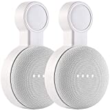 Outlet Wall Mount Holder for Google Nest Mini and Google Home Mini, A Space-Saving Accessories with Cord Management for Google Mini Smart Speaker, No Messy Wires or Screws (2 Pack)