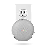 LANMU Outlet Wall Mount Holder Compatible with Home Mini Voice Assistant, Plug-in Mount Bracket, Space-Saving Accessories