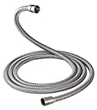 100 Inch Brass Fittings Extra Long Flexible Stainless Steel Replacement Handheld Shower Hose Brushed Nickel