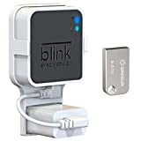 64GB USB Flash Drive and Wall Mount for Blink Sync Module 2, Space Saving Mount Bracket Holder for All-New Blink Outdoor Blink Indoor Home Security Camera with Easy Mount Short Cable