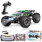Hosim 2845 Brushless 52+ KMH 4WD High Speed RC Monster Truck, 1:16 Scale RC Car All Terrain Off-Road Waterproof 2.4GHZ Hobby Grade Remote Control Vehicle for Adults Children(Green)