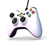 MOVONE Wired PC Controller Compatible with Microsoft Xbox 360 & Slim/PC Windows 11/10/8/7, Computer Game Controller(White)