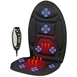 Mynt Vibrating Massage Chair Pad, Seat Massager with Heating Pads for Back/Neck /Thigh Paid Relif– Over-Seat Cover, Up to 3.800RPM – for Back and Shoulders; Improve Blood Circulation, Refresh Muscles