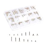 QTEATAK 300Pcs Silver Laptop Notebook Computer Replacement Screws Kit for Laptop SSD Hard Disk SATA