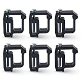 JDMON Compatible with Mounting Clamps Truck Caps Camper Shell Chevy Silverado Sierra 1500 2500 3500,Dodge Dakota Ram 1500 2500 3500,Ford F150 F250,Titan,Tundra 6PCS