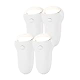 GE 3-in-1 LED Power Failure Night Light, 4 Pack, Dusk to Dawn Sensor, Fold-in Plug, UL-Listed, Emergency Flashlight, Hurricane, Storm, Tornado, White | Rechargeable, 45033, 4