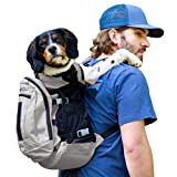 K9 Sport Sack | Dog Carrier Adjustable Backpack (Small, Air Plus - Light Grey)