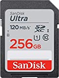 SanDisk 256GB Ultra SDXC UHS-I Memory Card - 120MB/s, C10, U1, Full HD, SD Card - SDSDUN4-256G-GN6IN