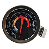 KAMaster 2" BBQ Grill Temperature Gauge for Big Green Egg,Stainless Steel Waterproof Body,150-900°F Clear Scale Dial Temperature Gauge for All BGE Thermometer Replacement ,Char Griller Kamado Smoker