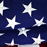 G128 - American Flag | 6x10 feet | Heavy Duty Spun Polyester 220GSM - Embroidered Stars, Sewn Stripes, Tough, Durable, Indoor/Outdoor, Vibrant Colors