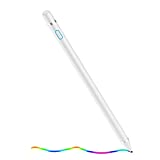 Stylus Pen Digital Pencil Fine Point Active Pen for Touch Screens, Compatible with iPhone iPad and Other Tablets (White)