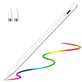 Granarbol Stylus Pen for iPad Pencil,Rechargeable Active Stylus Pen Fine Point Digital Stylist Pencil Compatible with iPad/iPad Pro/Mini/Air/ iPhone,Capacitive Touch Screens Cellphone Tablets